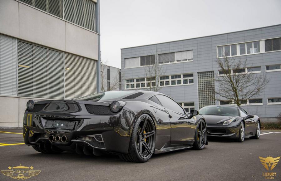  Ferrari 458 Italia Murdered Out by Luxury Customs 2014 года  (фото 4 из 23)